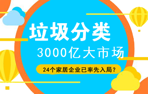 垃圾分類3000億大市場(chǎng) 24個(gè)家居企業(yè)已率先入局?