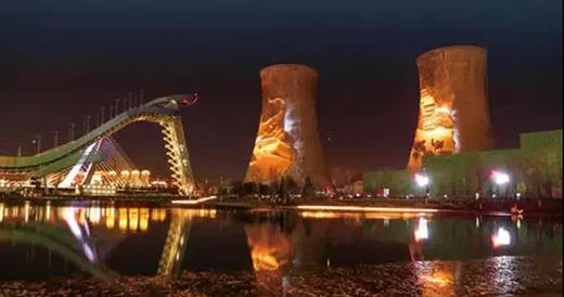 LED點亮“冬奧大道”